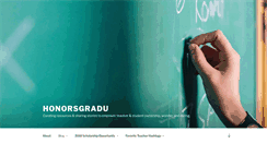 Desktop Screenshot of honorsgradu.com